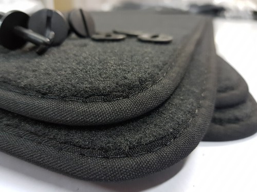 Schwarz velours fußmatten - velours,